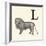 Animal Alphabet - L-The Vintage Collection-Framed Giclee Print