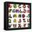 Animal Alphabet-chaikades-Framed Stretched Canvas