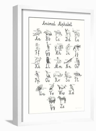 Animal Alphabet-Kasia Kucwaj-Tybur-Framed Art Print