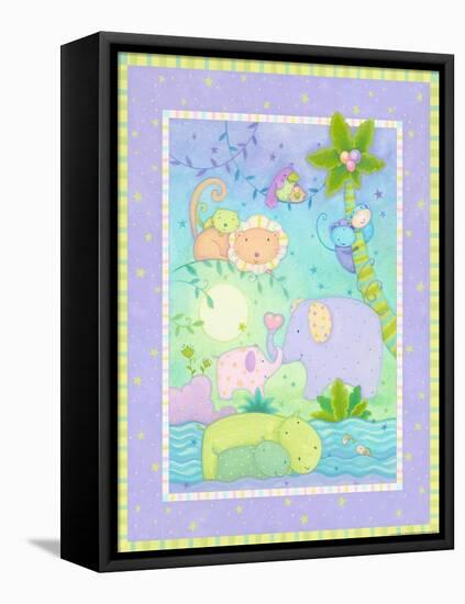 Animal Babies 1-Viv Eisner-Framed Stretched Canvas