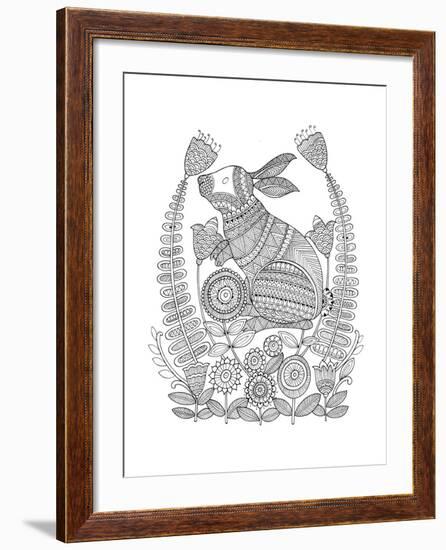 Animal Bunny 3-Neeti Goswami-Framed Art Print