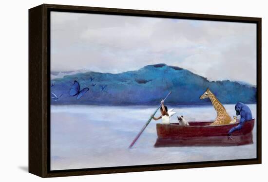 Animal Canoe-Nancy Tillman-Framed Stretched Canvas