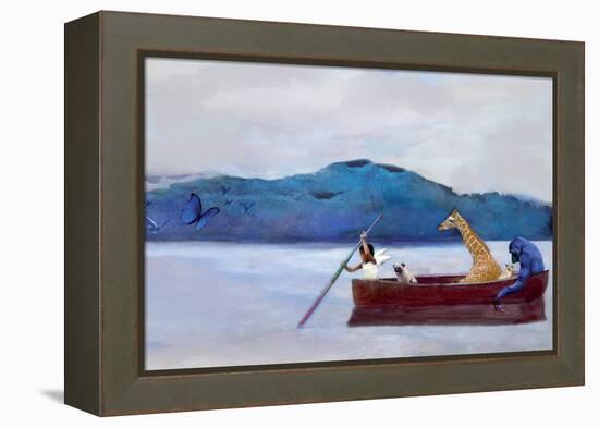 Animal Canoe-Nancy Tillman-Framed Stretched Canvas