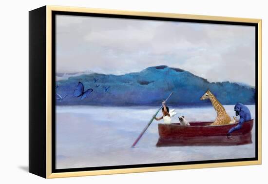 Animal Canoe-Nancy Tillman-Framed Stretched Canvas