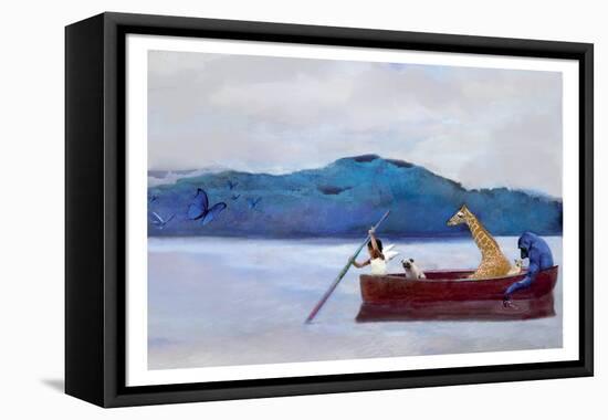 Animal Canoe-Nancy Tillman-Framed Stretched Canvas