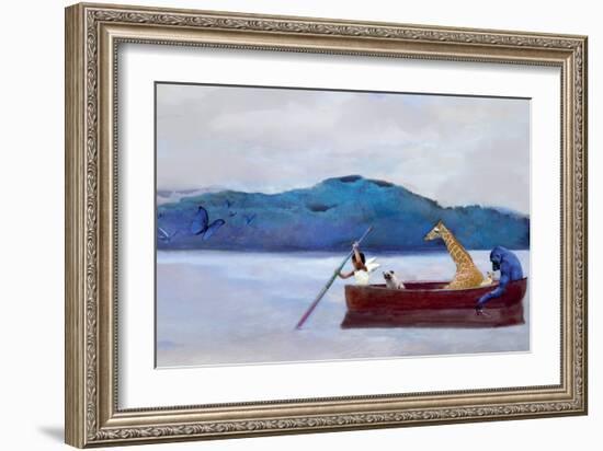 Animal Canoe-Nancy Tillman-Framed Premium Giclee Print