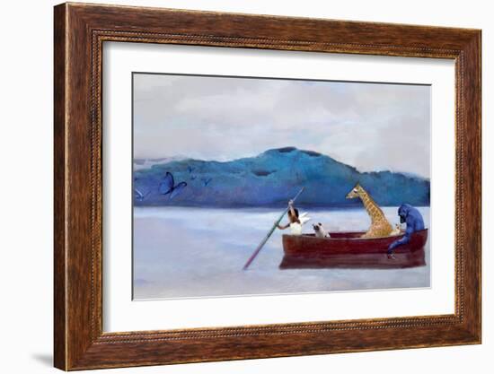 Animal Canoe-Nancy Tillman-Framed Premium Giclee Print