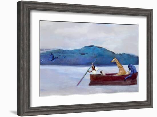 Animal Canoe-Nancy Tillman-Framed Art Print