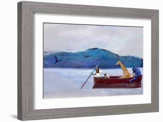 Animal Canoe-Nancy Tillman-Framed Art Print