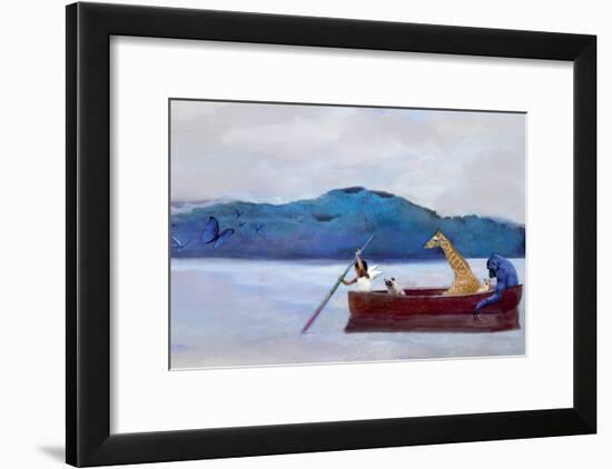 Animal Canoe-Nancy Tillman-Framed Art Print