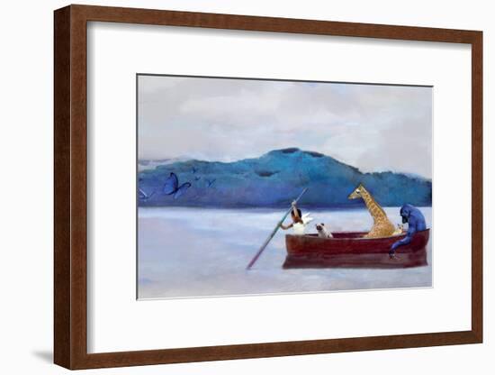 Animal Canoe-Nancy Tillman-Framed Art Print