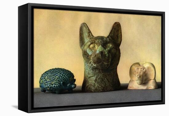 Animal Carvings from the New Kingdom and Late Period, Egypt, 1936-null-Framed Premier Image Canvas