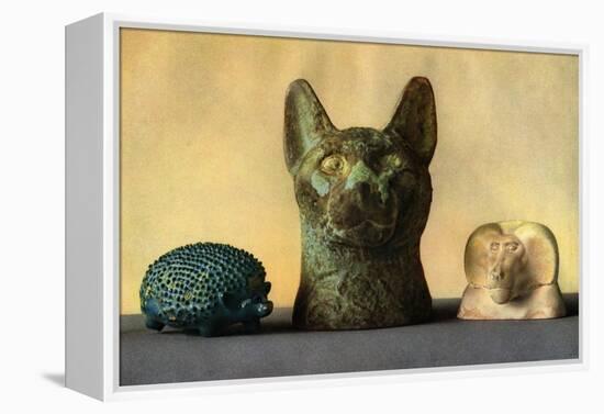 Animal Carvings from the New Kingdom and Late Period, Egypt, 1936-null-Framed Premier Image Canvas