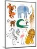 Animal Chart-Emily Kopcik-Mounted Art Print