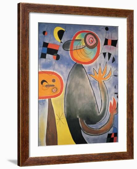 Animal Composition-Joan Miro-Framed Art Print