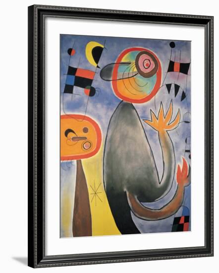 Animal Composition-Joan Miro-Framed Art Print