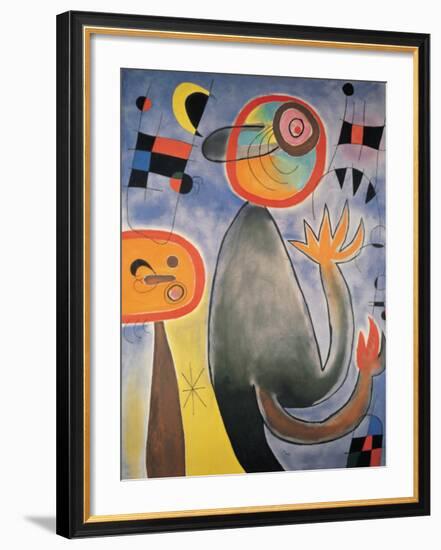 Animal Composition-Joan Miro-Framed Art Print