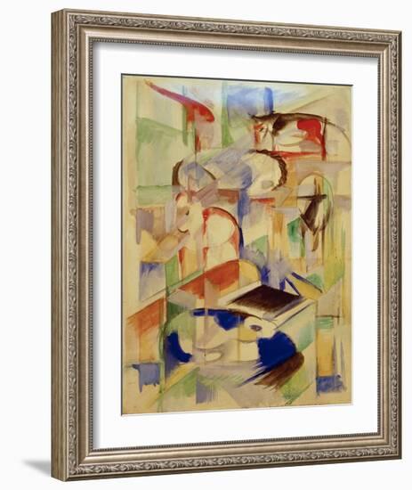 Animal Composition-Franz Marc-Framed Giclee Print