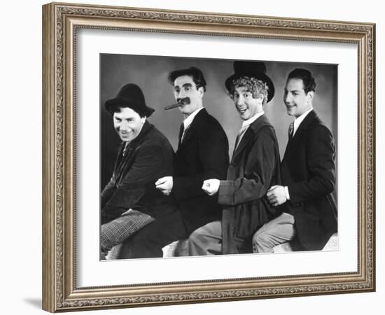 Animal Crackers, Chico Marx, Groucho Marx, Harpo Marx, Zeppo Marx, 1930-null-Framed Photo