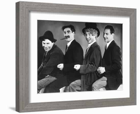 Animal Crackers, Chico Marx, Groucho Marx, Harpo Marx, Zeppo Marx, 1930-null-Framed Photo