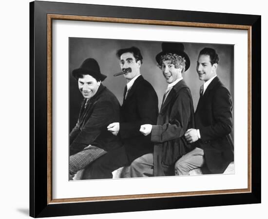 Animal Crackers, Chico Marx, Groucho Marx, Harpo Marx, Zeppo Marx, 1930-null-Framed Photo