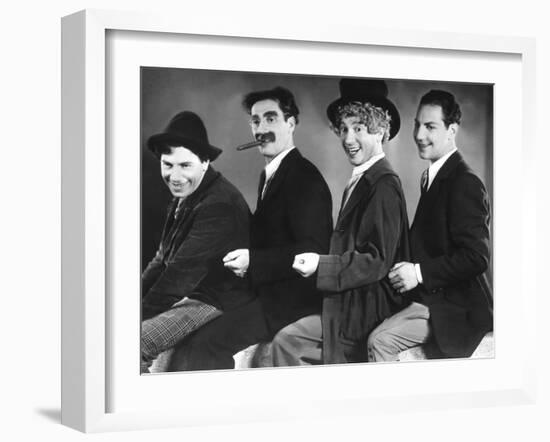 Animal Crackers, Chico Marx, Groucho Marx, Harpo Marx, Zeppo Marx, 1930-null-Framed Photo