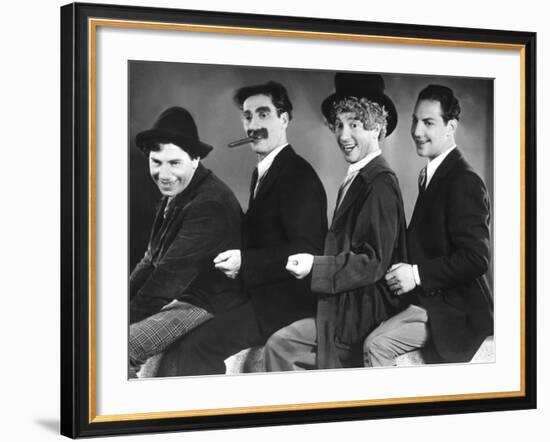 Animal Crackers, Chico Marx, Groucho Marx, Harpo Marx, Zeppo Marx, 1930-null-Framed Photo