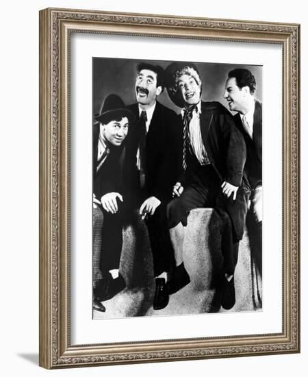 Animal Crackers, Chico Marx, Groucho Marx, Harpo Marx, Zeppo Marx, 1930-null-Framed Photo