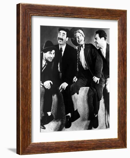 Animal Crackers, Chico Marx, Groucho Marx, Harpo Marx, Zeppo Marx, 1930-null-Framed Photo