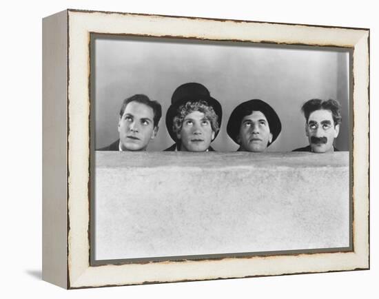 Animal Crackers, Zeppo Marx, Harpo Marx, Chico Marx, Groucho Marx, 1930-null-Framed Stretched Canvas