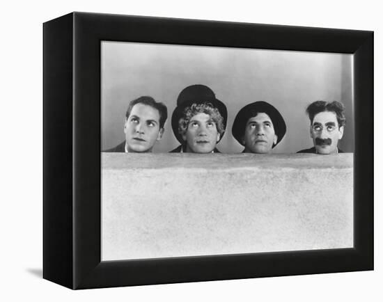 Animal Crackers, Zeppo Marx, Harpo Marx, Chico Marx, Groucho Marx, 1930-null-Framed Stretched Canvas