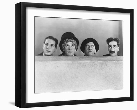 Animal Crackers, Zeppo Marx, Harpo Marx, Chico Marx, Groucho Marx, 1930-null-Framed Photo