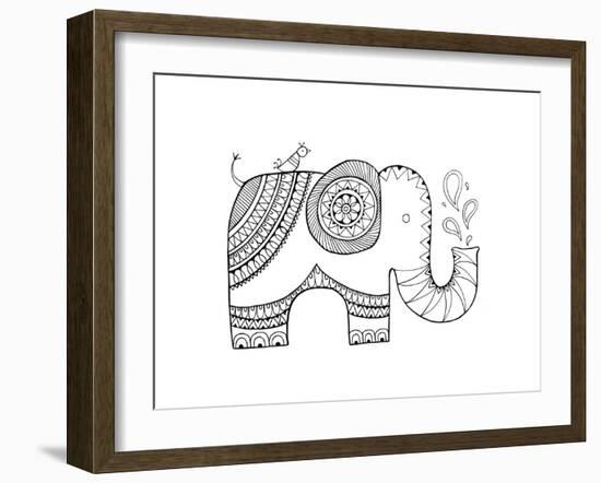 Animal Elephant 3-Neeti Goswami-Framed Art Print
