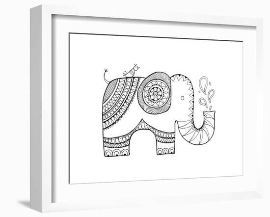 Animal Elephant 3-Neeti Goswami-Framed Art Print