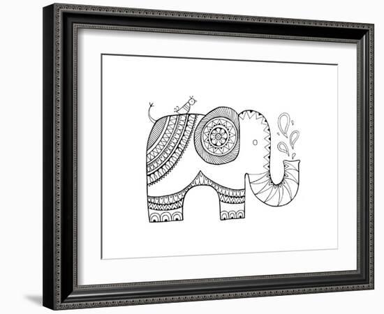 Animal Elephant 3-Neeti Goswami-Framed Art Print