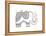 Animal Elephant 3-Neeti Goswami-Framed Stretched Canvas