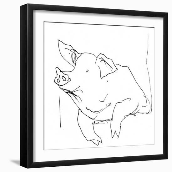 Animal Farm, Contents page, 1995 (drawing)-Ralph Steadman-Framed Giclee Print