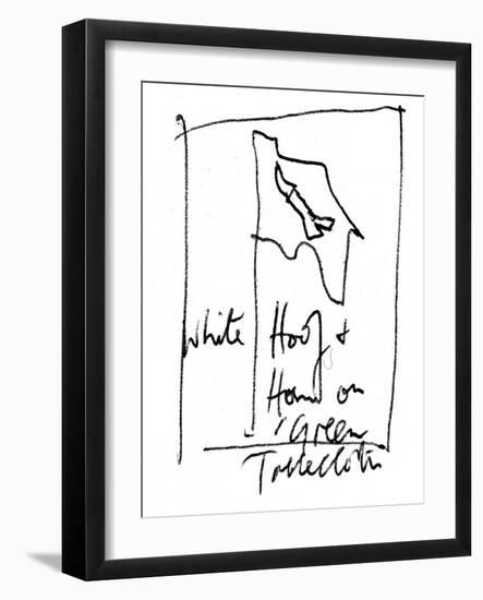 Animal Farm, p35 Chapt 3, 1995 (drawing)-Ralph Steadman-Framed Giclee Print