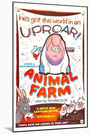 Animal Farm-null-Mounted Art Print