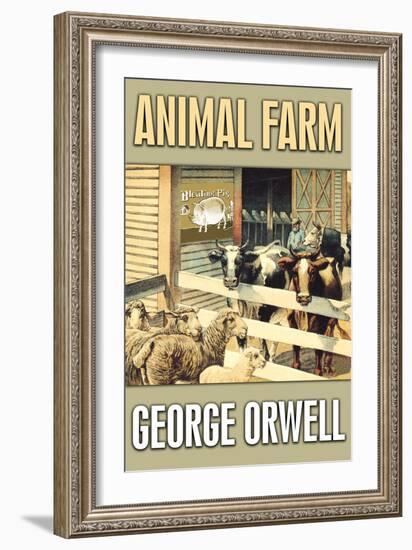 Animal Farm-George Orwell-Framed Premium Giclee Print