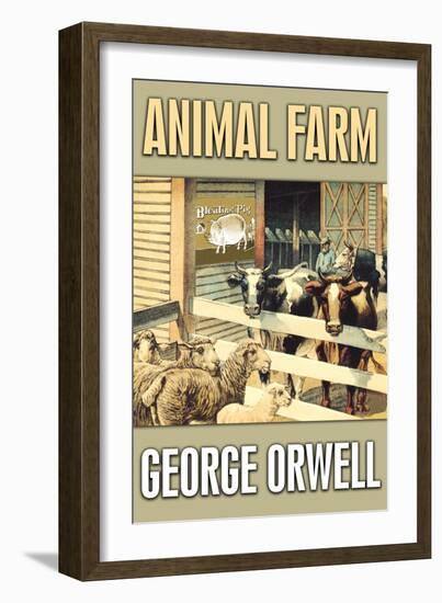 Animal Farm-George Orwell-Framed Premium Giclee Print