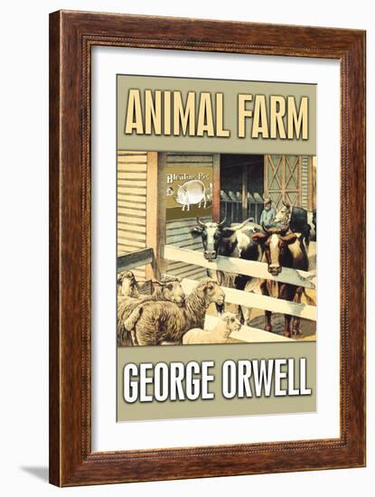 Animal Farm-George Orwell-Framed Premium Giclee Print