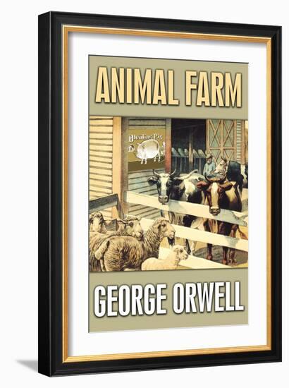 Animal Farm-George Orwell-Framed Art Print