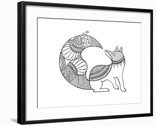 Animal Fox 2-Neeti Goswami-Framed Art Print