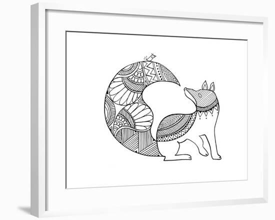 Animal Fox 2-Neeti Goswami-Framed Art Print