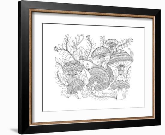 Animal Frog 1-Neeti Goswami-Framed Art Print