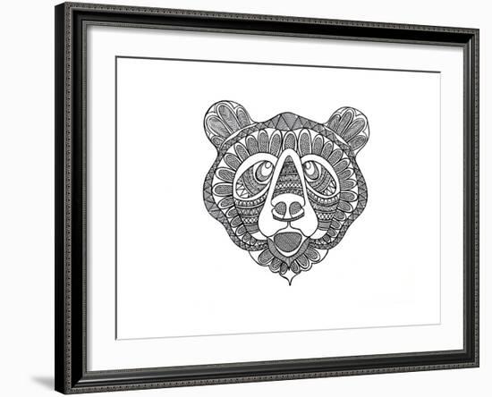 Animal Head Bear-Neeti Goswami-Framed Art Print