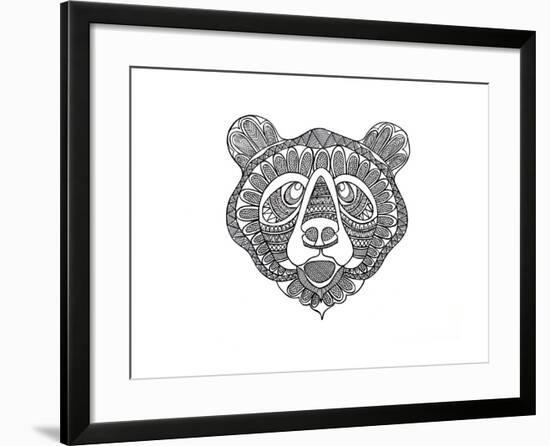Animal Head Bear-Neeti Goswami-Framed Art Print
