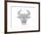 Animal Head Bull-Neeti Goswami-Framed Art Print