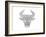 Animal Head Bull-Neeti Goswami-Framed Art Print